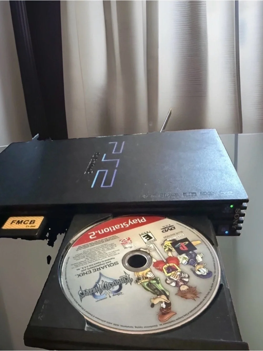 Sony PlayStation 2 fat Console with Two Memory Cards - Black